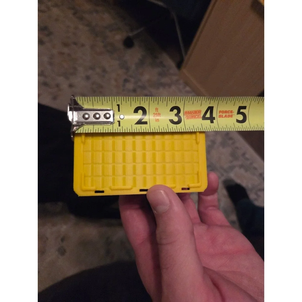 Miniature‎ Storage Totes Set of 2 Black and Yellow Small Organizers